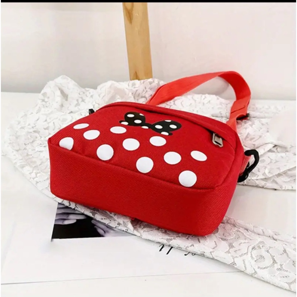 Canvas Coin Purse Trendy with Zipper, Adjustable Strap - Picture 5 of 10